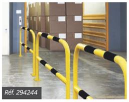 Arceau simple ou renforcé - Protection des personnes et machines en atelier - Tube acier 60mm - Plusieurs dimensions disponibles_1