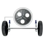 ARKA 34 SANS PRESSE chariot en polypropylène 25 lt + deux roues 80 mm + deux roues axiales 200 mm_1