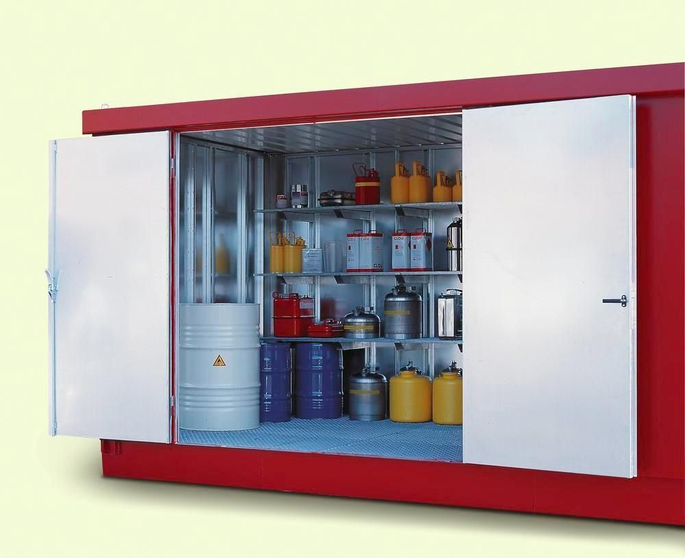 Bungalow MC-vario 6330 iso - isolé, galvanisé et peint - 17 m² - 157257w - DENIOS_1