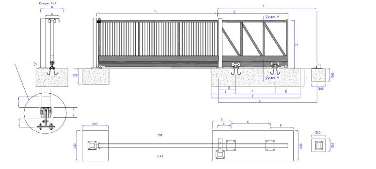 Portails coulissants autoportants industriels_1