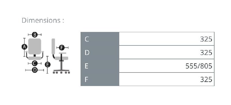 Siège technique ergonomique Tapu - H - Classique_1