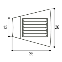 Bordure îlot directionnel I2 trapézoïdale CE 3.5 en béton - 12 kg - Teinte gris_1