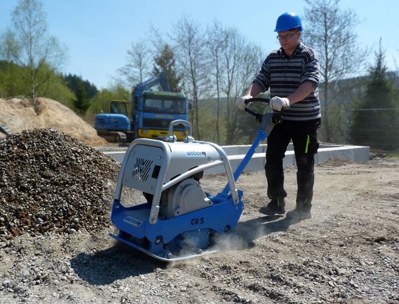 CR 5 Compacteurs réversibles - plaque vibrante Weber Maschinentechnik - poids de service 273 à 298 kg - moteurs essence et diesel_1