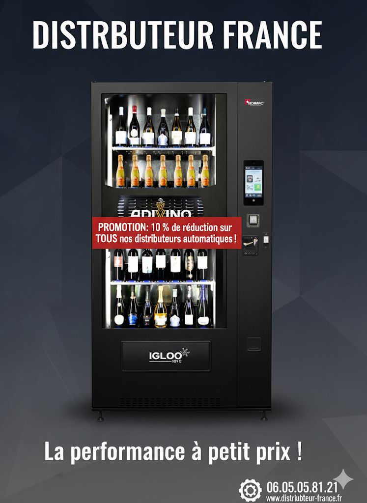 Distributeur automatique de vins en bouteille et de bières_0