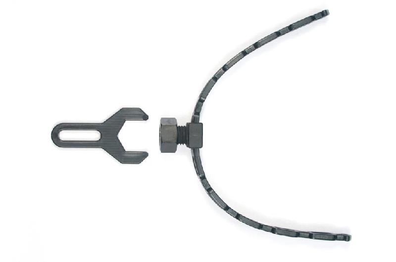 Lien Kettenband - Attache sur fil tendeur pour grands arbres ou plantes en conteneur - Longueur 330 mm - Lot de 100 pièces - Réf. 810917_1