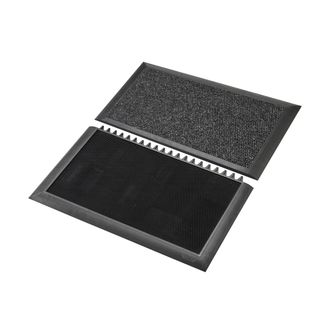 Tapis pour Industrie des laboratoires - Désinfection du bain de pieds Anthracite/Noir - Sani-Master 348 Notrax_1
