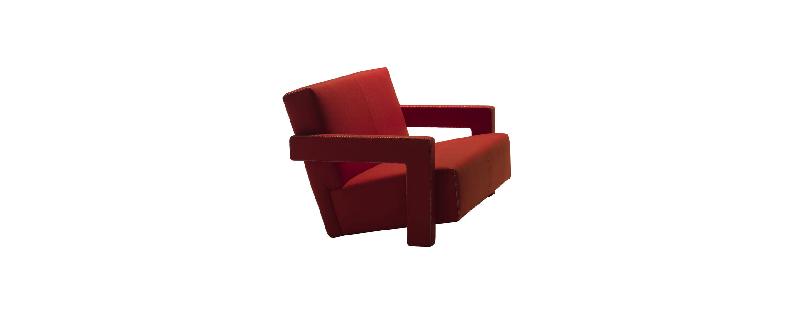 Utrecht de Cassina - fauteuils et canapés courbes ou droits - structure en acier et revêtement tissu ou cuir_1