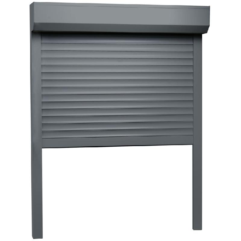 Vidaxl volet roulant aluminium 130 x 140 cm anthracite