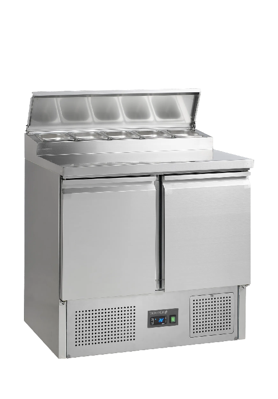 Comptoir de préparation de sandwich GN1/1 SS920 L900mm 16478 TEFCOLD_1