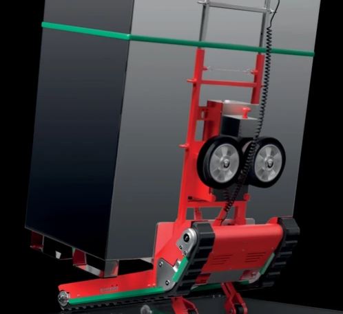 Diable de transport électrique à chenilles - Domino 400 - 4 moteurs, capacité 300 à 400 kg_1