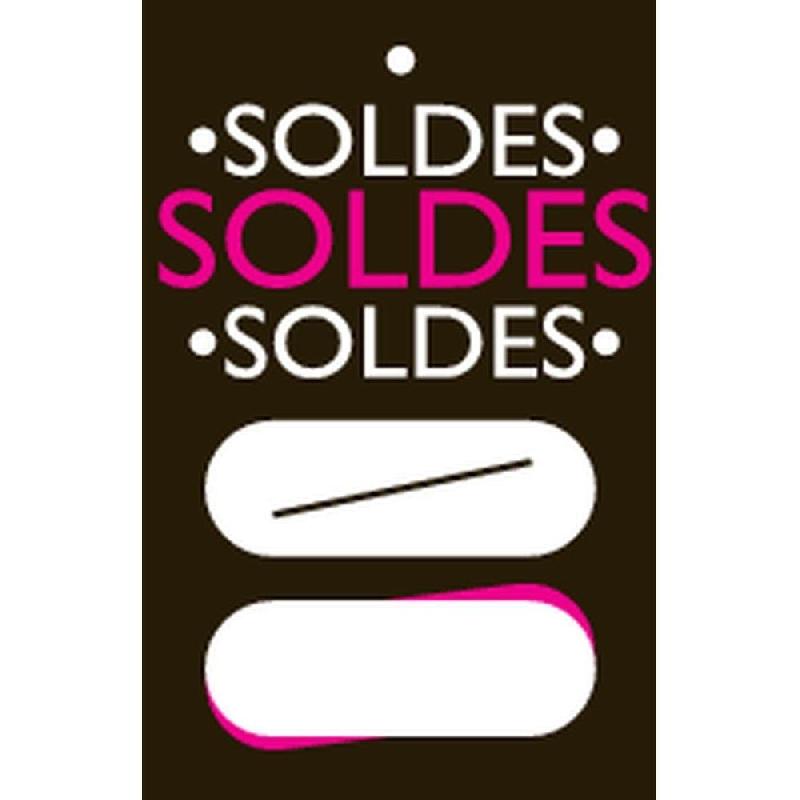 Etiquette à trou Soldes Élégant - 55x85mm, zones de prix - par 250_1