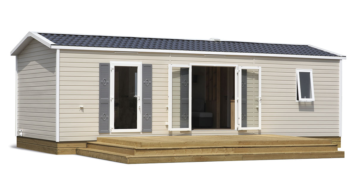 Mobil home elite 97 / 2 chambres et 1 salle de bains / 34.80 m² / 4 à 6 personnes / 9.40 x 4 m_1