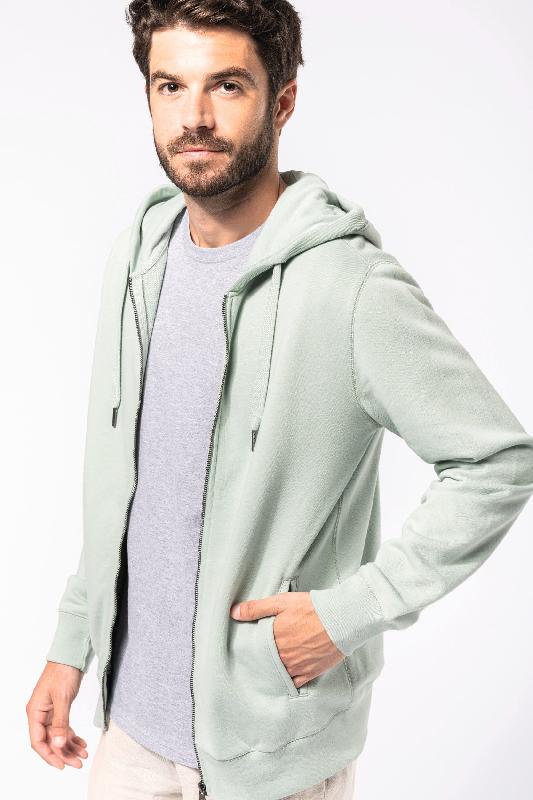 Sweat-shirt french terry écoresponsable zippé à capuche unisexe - Kariban - Réf: K4008_1