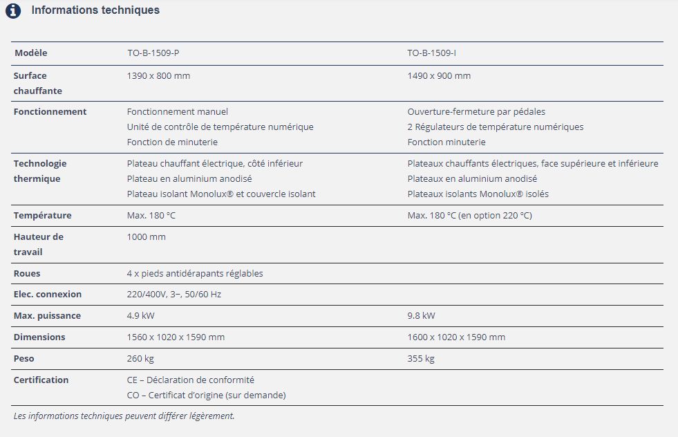 To-b-1509-i - four de thermoformage - global vaccum presses - surface chauffante 1490 x 900 mm_1