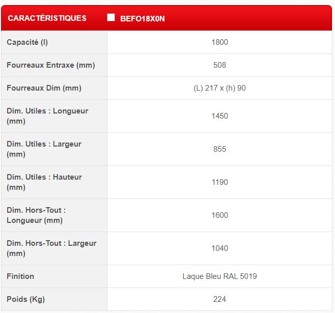 Befo18x0n - Benne à fond ouvrant - Manuest Concept - 1800 litres - ouverture automatique et options disponibles_1