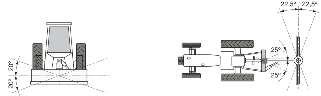 Lame niveleuse hydraulique El León - Attelage 3 points - Largeur 1800 à 3000 mm_1