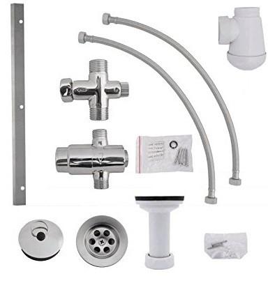 Lave-mains à commande fémorale + distributeur de savon_1