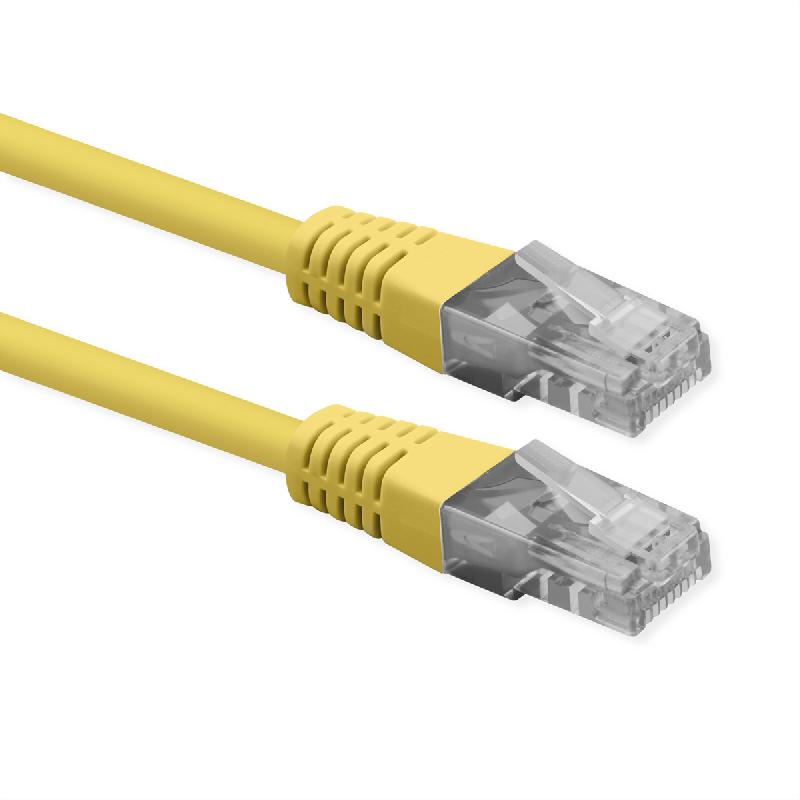 ROLINE Cordon Cat.6 (Classe E), UTP, PoE, jaune, 5 m_1