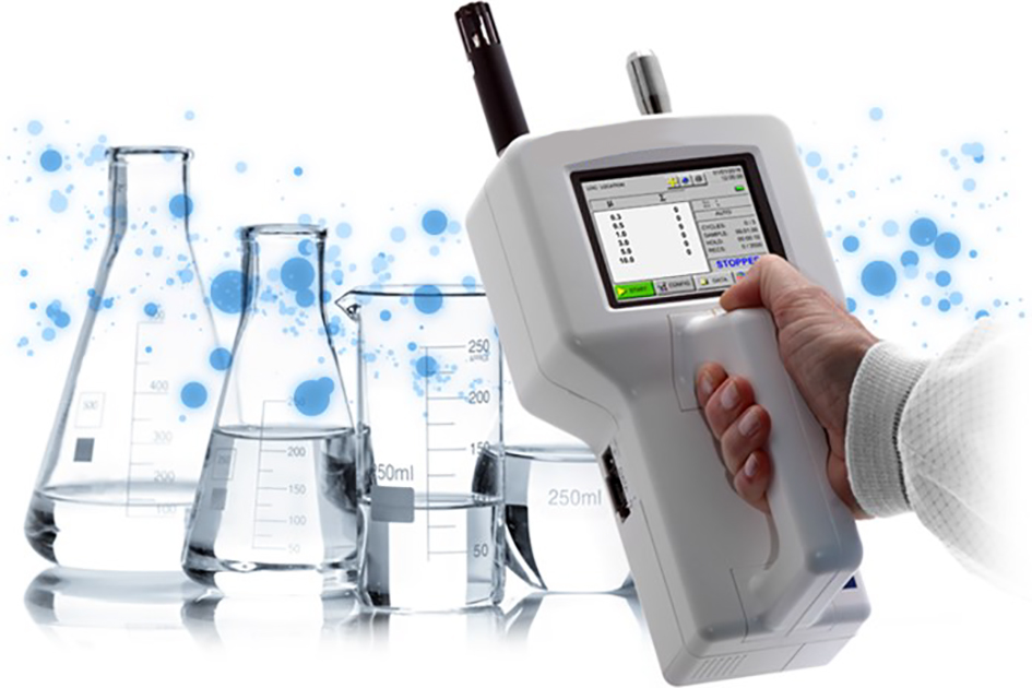 Compteur de particules PM0,3-PM0,5-PM1-PM2,5-PM10 - Thermomètre / Hygromètre - 3000 mémoires - Modèle 3016GG avec certificat d'étalonnage_1