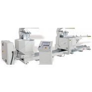 Machine de coupe industrielle avec lames en carbure de 600 mm