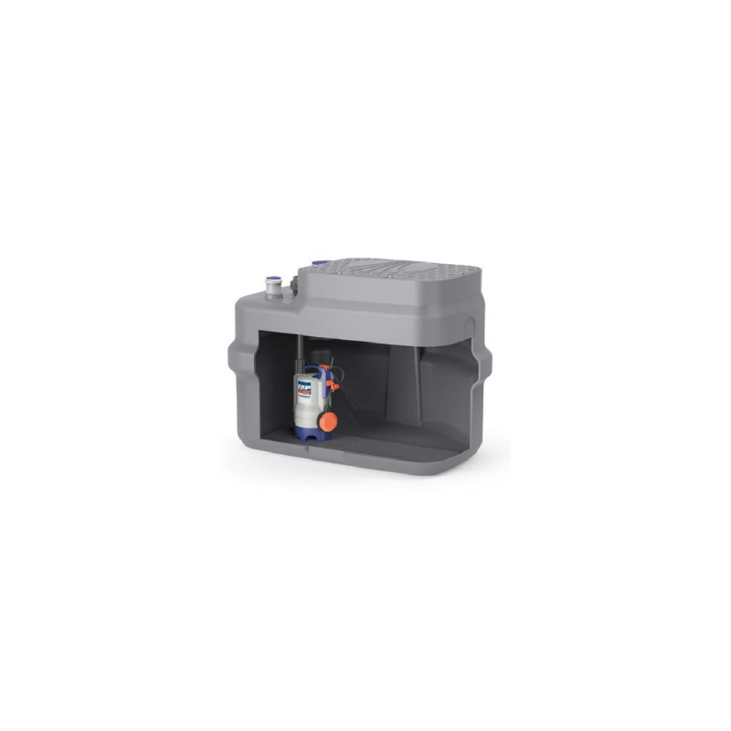 Station de relevage PEDROLLO SAR 250 TOP 2 Vortex - 250L - Eaux usées - Monophasée - Débit 6 m3/h_1