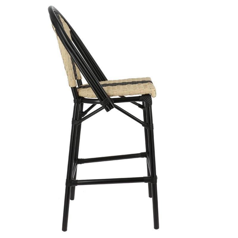 Chaise haute de restauration Andorre bicolore -_1