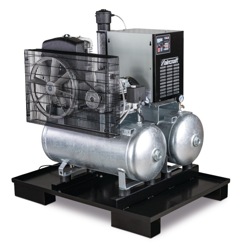 Compresseur Aircraft Airprofi 703 / 2x75 / 13 KK - 2023187 - Station d'air comprimé universelle avec 2 réservoirs de 75L_1