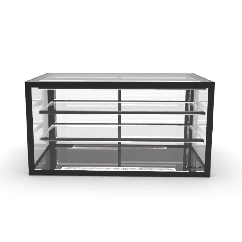Vitrine neutre INTEGRA à poser - 1000 mm - 3 niveaux - H515 mm - IN100-50N | Sayl Barcelona_1