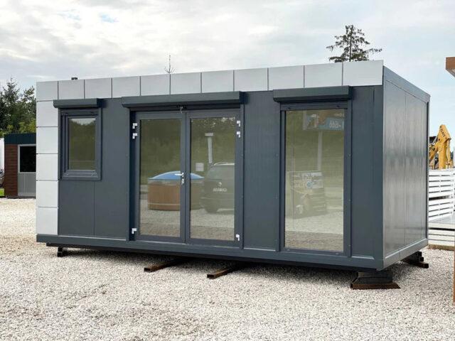 Conteneur de bureau premium de 6 m - élégant et fonctionnel avec design moderne et grandes fenêtres_1