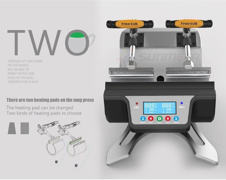 Presse à chaud multifonction 5 en 1 - FreeSUB - ST-210-5 - 280W - semi-automatique - pour sublimation de tasses_1