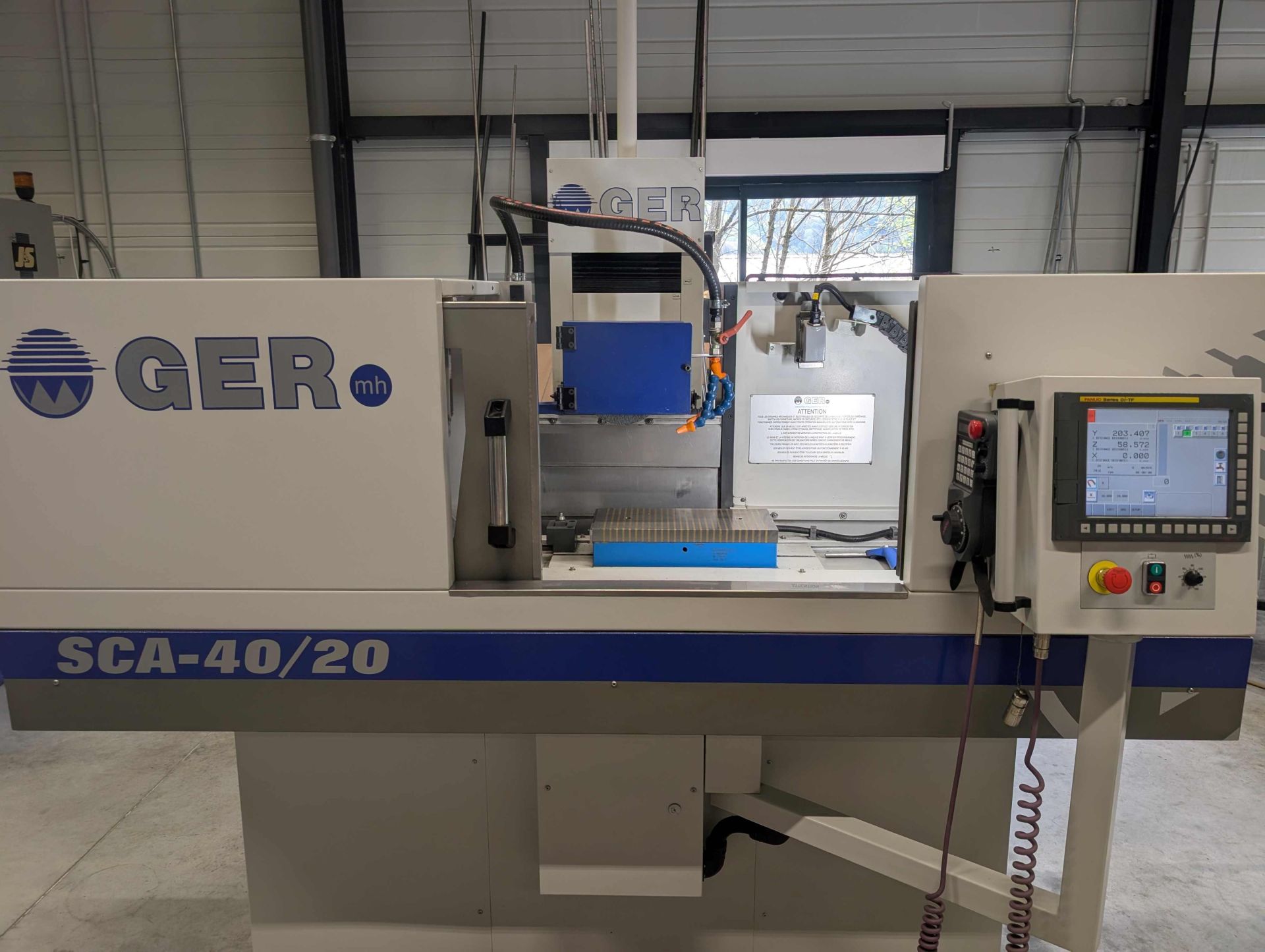 Rectifieuse plane numérique d'occasion GER SCA 40/20 CNC_1