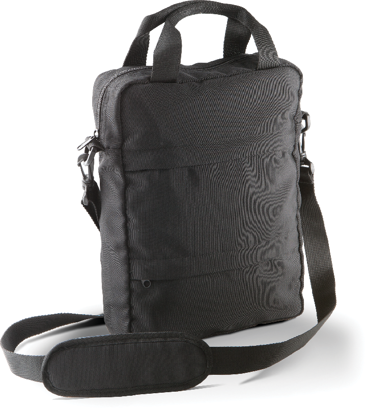 Sac messenger / porte-tablette - polyester 900D ultra résistant - 3 poches - bandoulière ajustable - Réf: KI0303_1