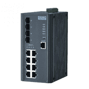 Switch ethernet 8 ports 10/100Mbps + 4 SFP Administrable - Température extrême -40~75° - Référence: EKI-7712E-4FI-AU - Advantech_1
