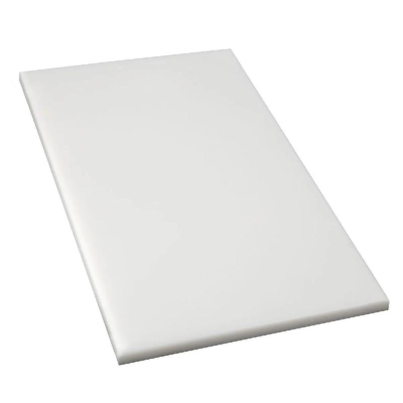 Table boucherie en polypropylène - plan rouge ou blanc - épaisseur 4 cm - profondeur 70 cm_1