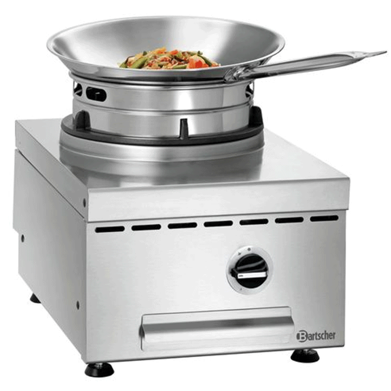 Wok à gaz de table 1 brûleur 11.5 kW | Bartscher - 1052303_1