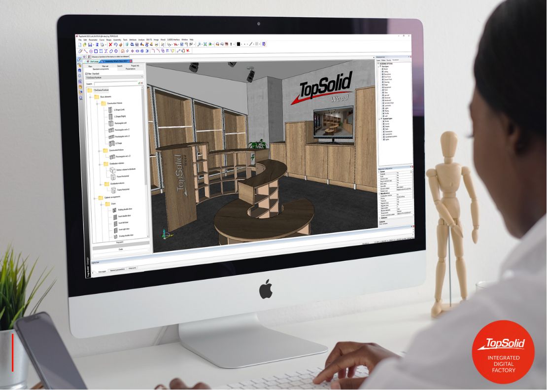 Logiciel CAO TopSolid'Wood - Conception et usinage pour l'industrie du bois_1