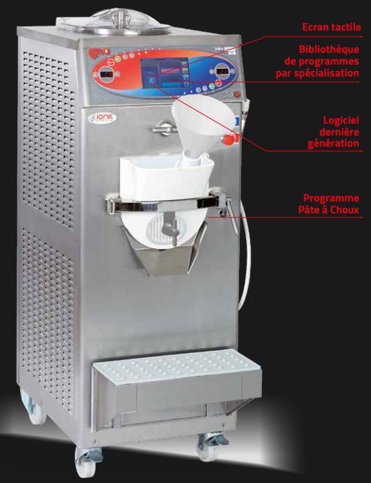 Turbines à glace Bravo Trittico avec contrôle scientifique du turbinage