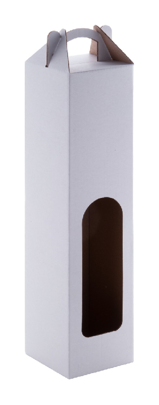 Boîte à vin en carton ondulé - impression quadri sur mesure avec poignée - 0,75L_1
