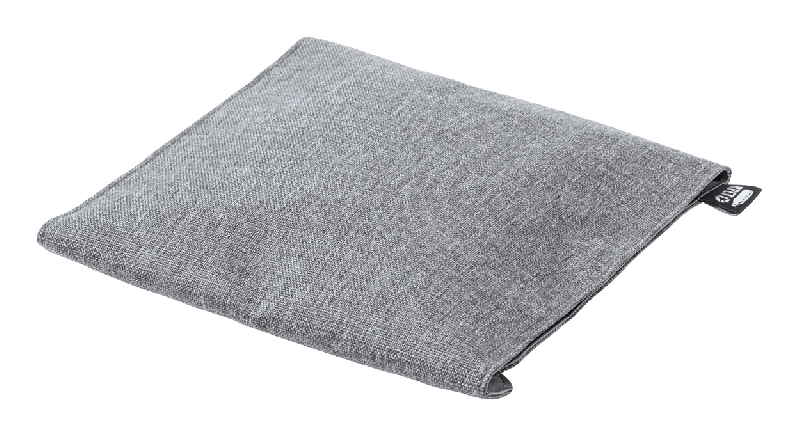 Sac isotherme réutilisable en polyester 600D RPET - labélisé RPET - couleur gris - 52g_1