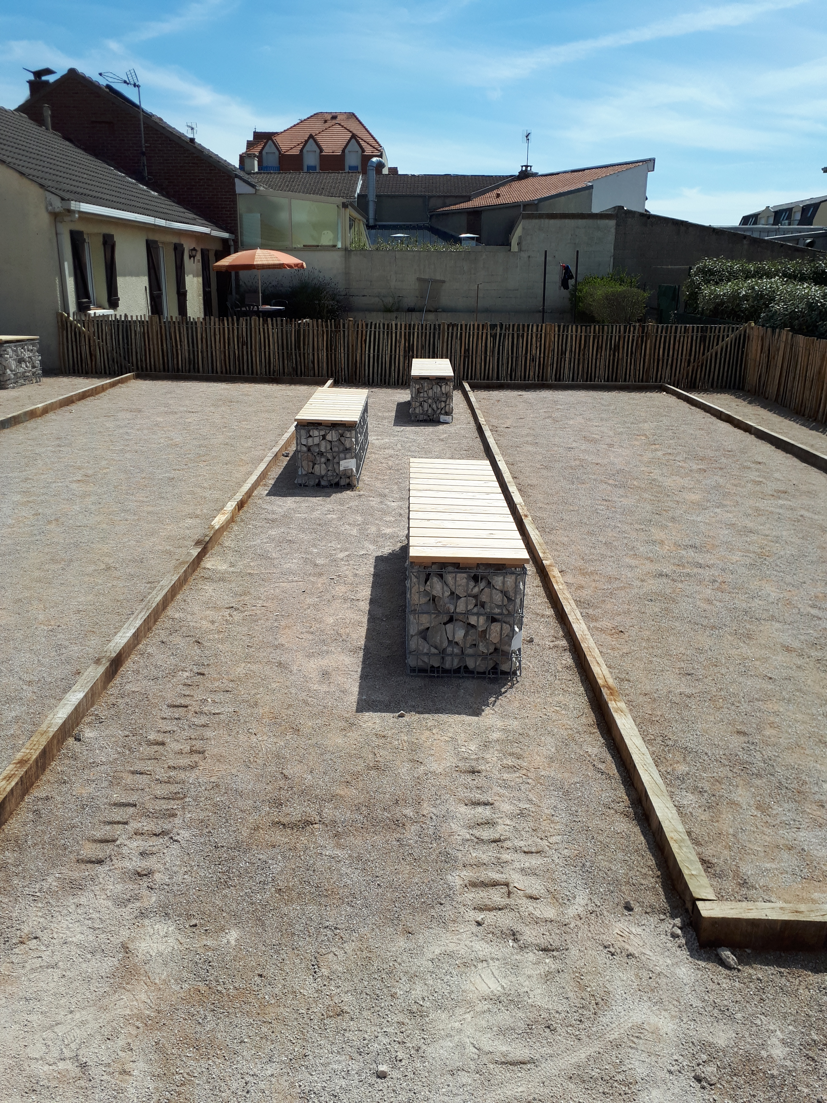 Banc en gabion Stonebox - structure robuste en Crapal Premium® - formats standards variés_1