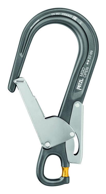 Connecteur MGO OPEN directionnel - PETZL - Aluminium - Disponible en 2 versions (60 mm et 110 mm)_1