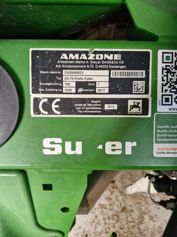 Distributeur d'engrais Amazone ZATS Profis Hydro 3200 - Épandeur haute précision - 3200L - Largeur 24 à 36m - Occasion_1