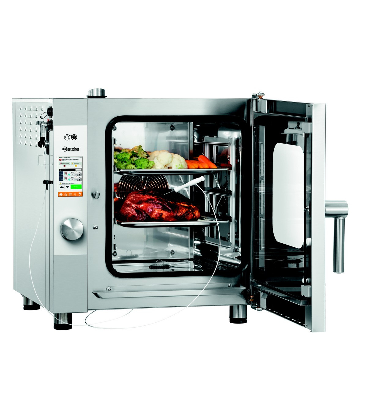 Four mixte à vapeur professionnel p-5230d - réf. 117650 bartscher : bénéficiez d'un temps de cuisson réduit et d'un temps de préchauffage plus court_1