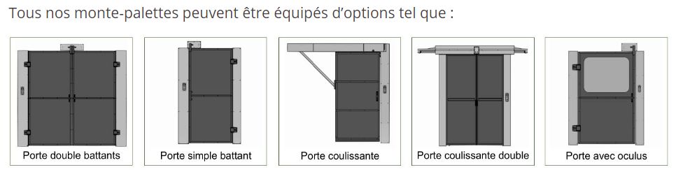 Monte-charges extérieur Hamon - charge 2000 kg à 2500 kg - dimensions jusqu'à 4000x2200 mm - élévation 12 m_1