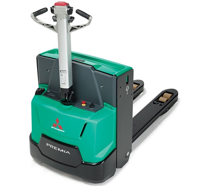 Transpalette électrique Mitsubishi Premia ES PBP16N2 - 1600 kg, haute stabilité et performance_1