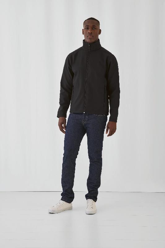 Veste Softshell Homme ID.701 - Réf: CGJUI62 - B&C - déperlante, respirante, anti-boulochage_1