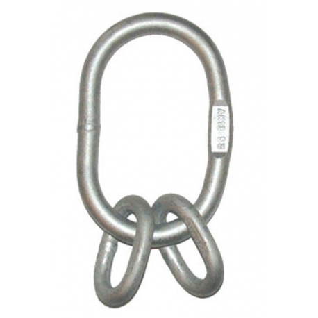 Anneau de tête triple INOX pour élingue chaîne Référence 5051a_1