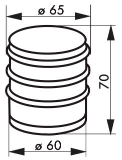 Bloc-porte SERRUPRO - 1,07 kg, acier chromé - Réf. 00931003_1