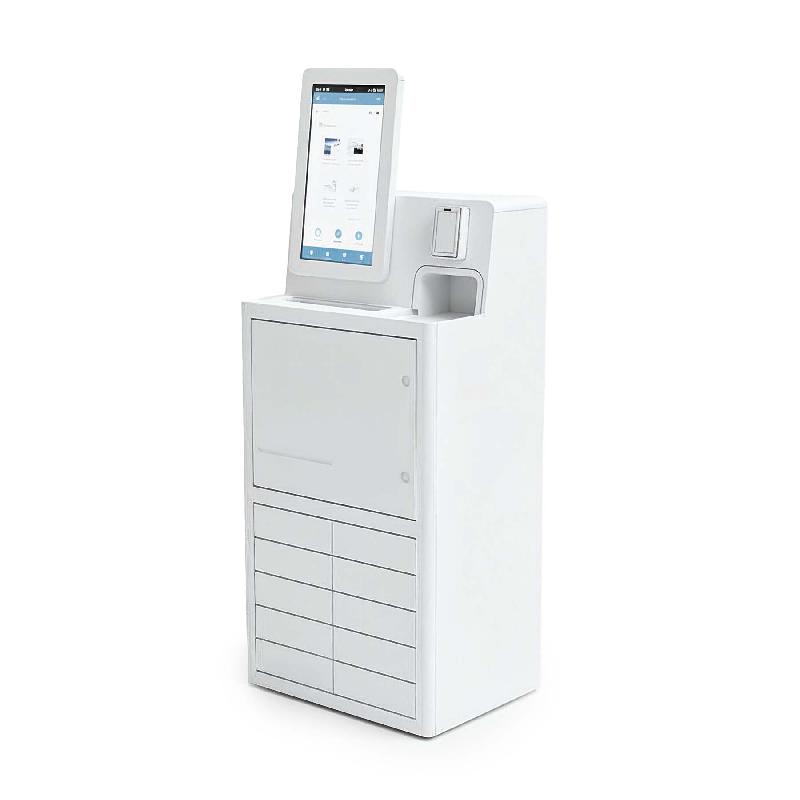 Borne interactive intelligente pour le retrait automatisé des documents de voyage, billets et permis_1