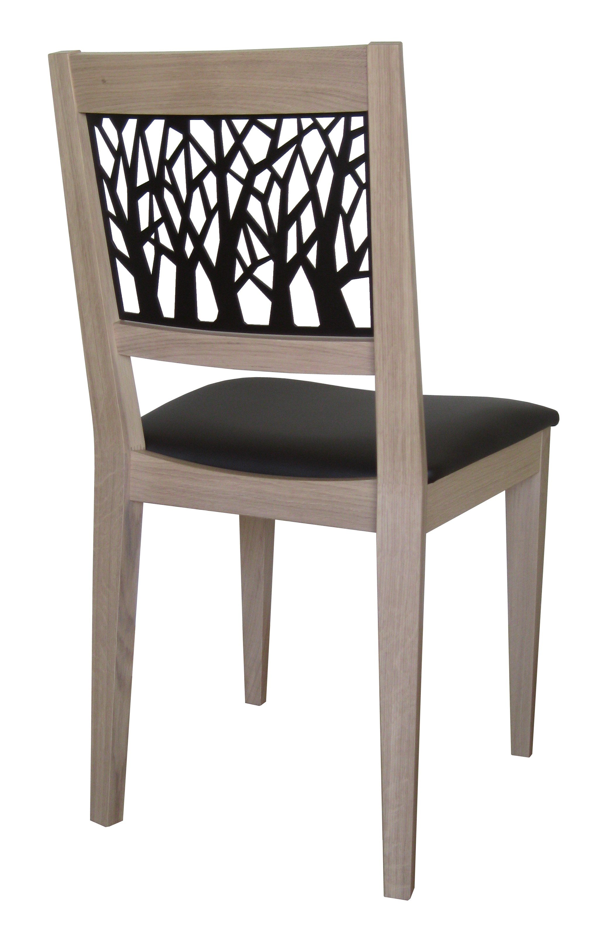 Chaise emma en bois massif et metal_1